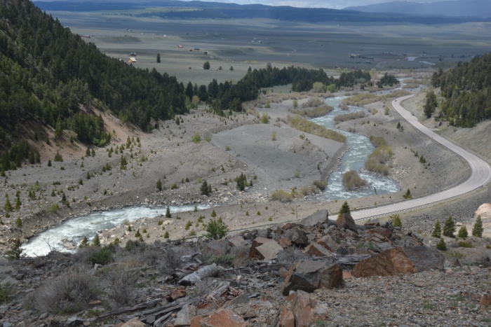 landslide results at Hebgen Lake